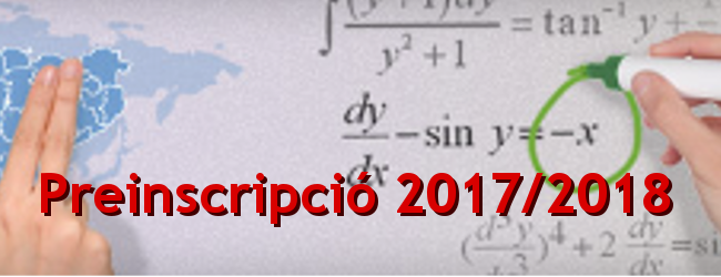 Preinscripció 17/18