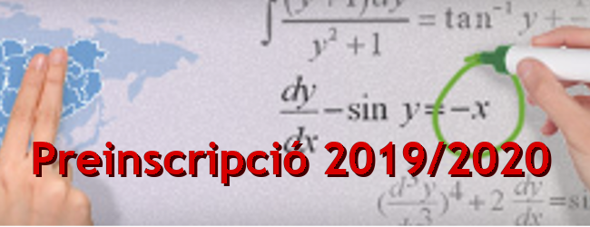 Preinscripció 19/20